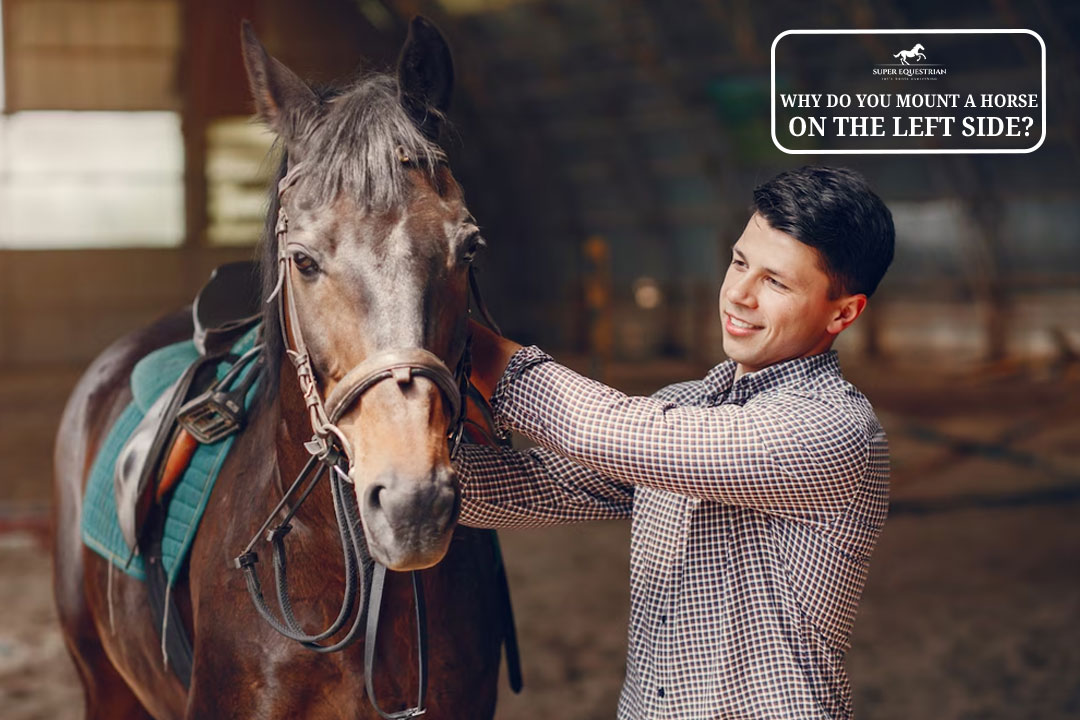 Why do you mount a horse on the left side